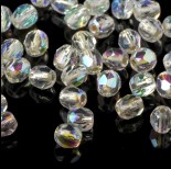 Zdjęcie - Fire Polish Silver Lined - Crystal AB (SLX00030) 4mm